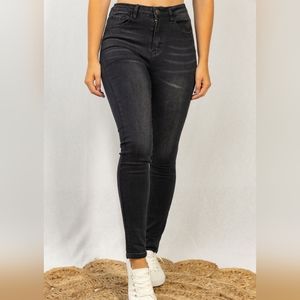 White Birch Black Denim Size Medium